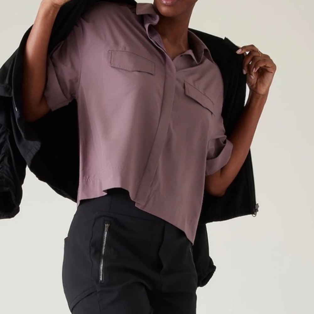 Athleta hike packable shirt